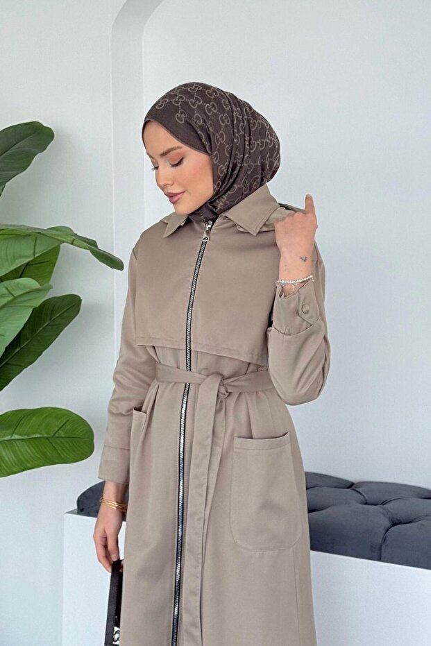 Тренчкот Solo Bej - 2
