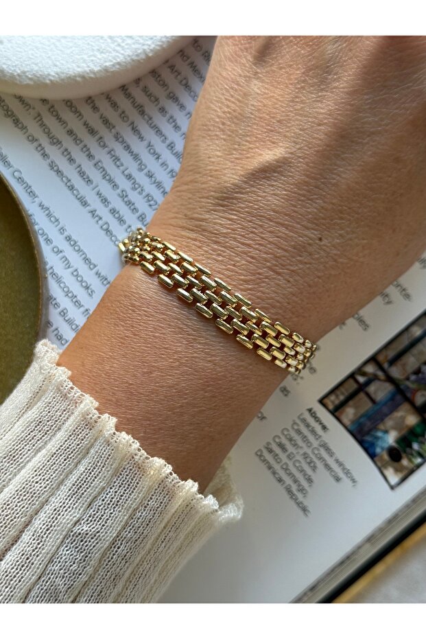 Gold Hasır 002 Bracelet