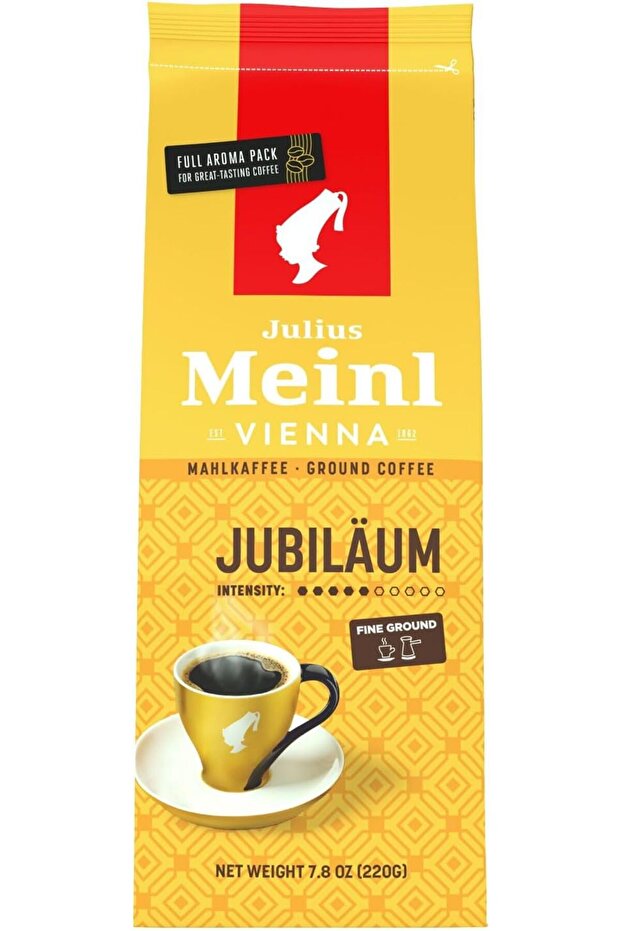 Jubilaum Ground Filter Coffee 220g – Viennese Medium Roast (Intensity 5)