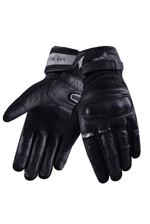 Tempest H2O Black Winter Motorcycle Gloves