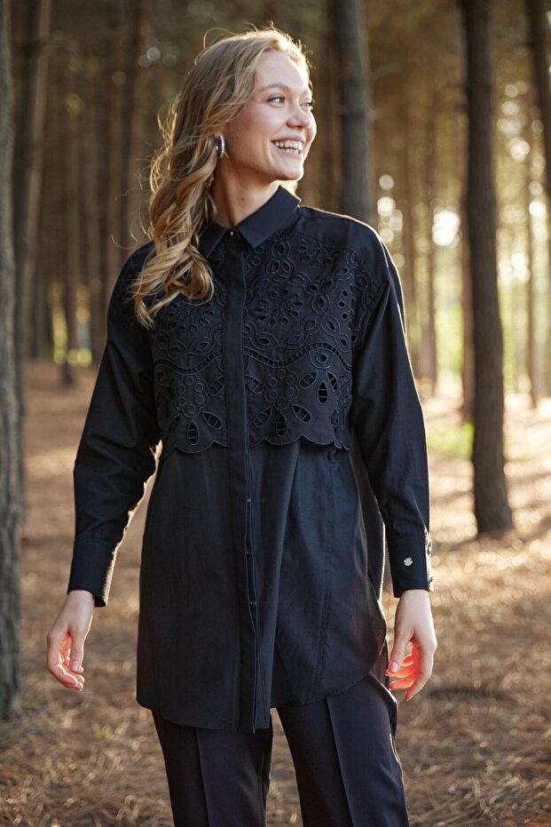 BRODE NAKIŞLI GÖMLEK - 3