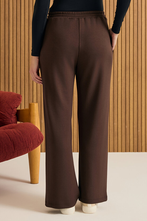 Beli Lastikli Örme Pantolon - 6
