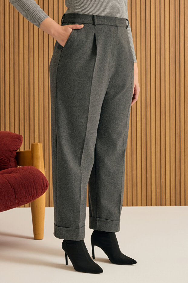 Duble Paça Bol Form Pantolon - 3