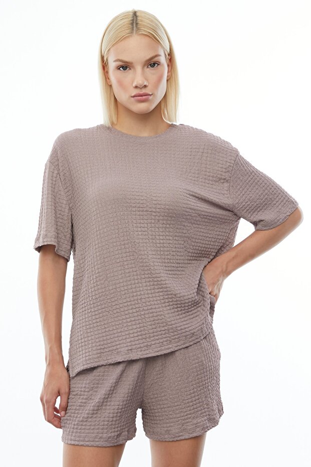 Cepli Dokulu Şort - 3