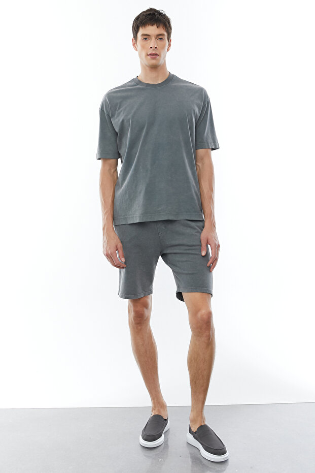 Washable Tie-Waist Basic Regular Shorts - 2