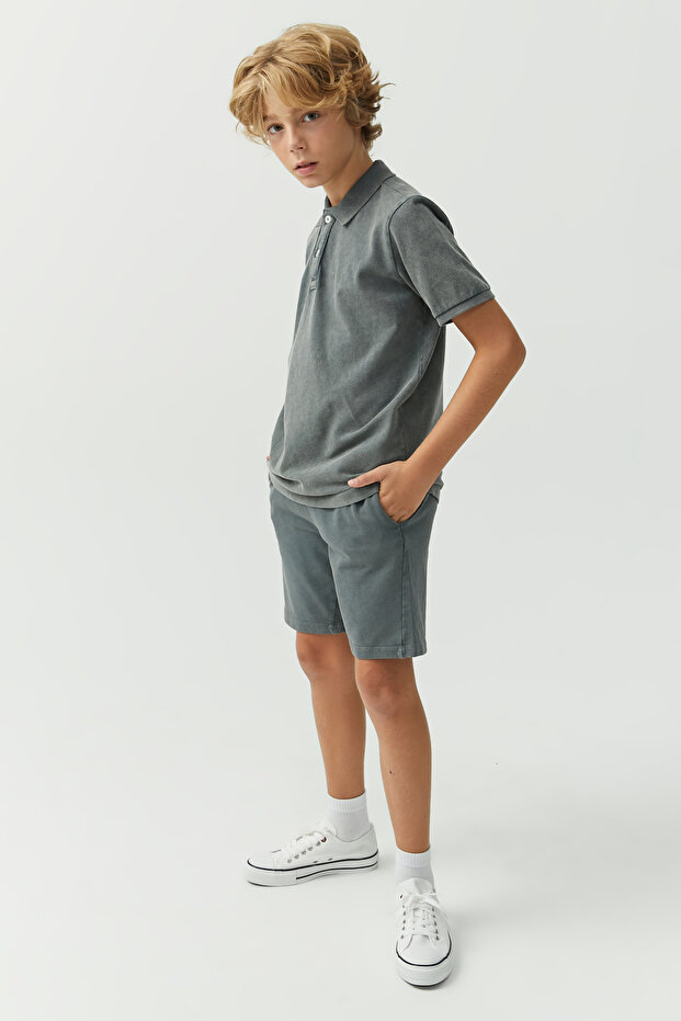 Erkek Çocuk Cepli Şort - 3