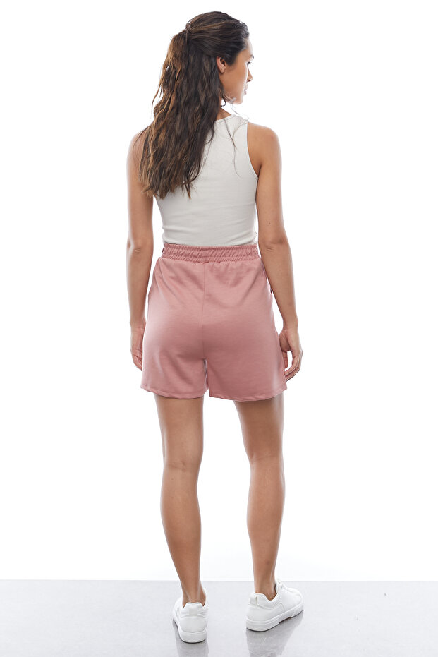 Önden Dikişli Cepli Şort - 7