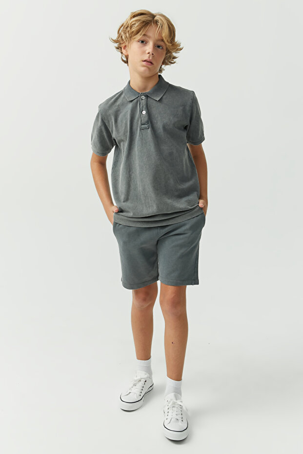 Erkek Çocuk Cepli Şort - 2