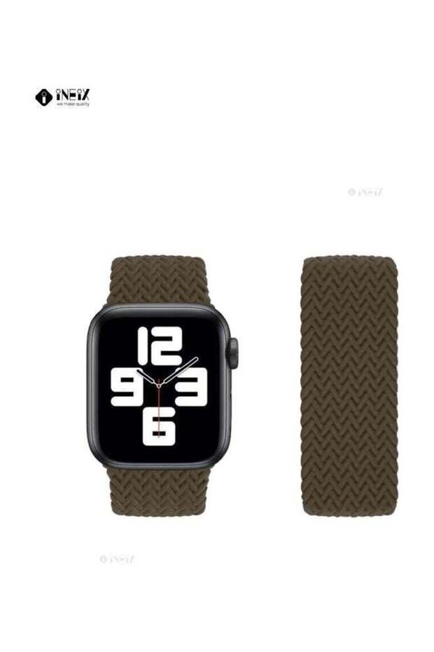 حزام بديل مضفر قابل للتمدد بحلقة منفردة لساعة Apple Watch - 2