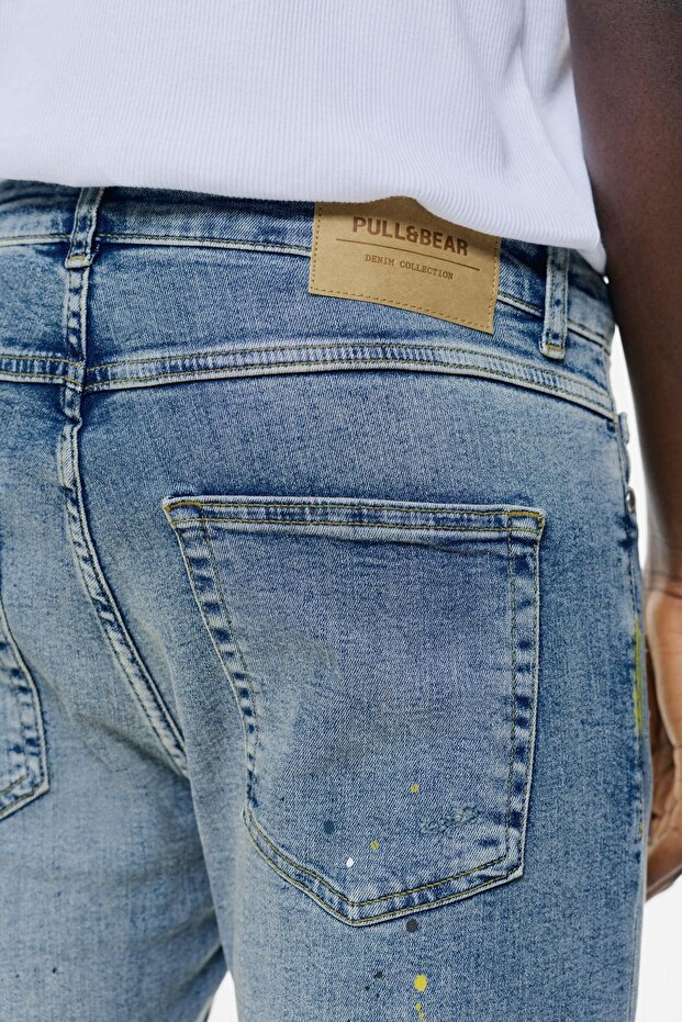 Carrot fit boya damlalı jean - 3