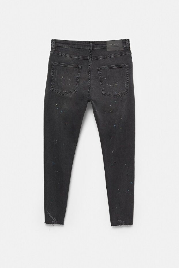 Carrot fit boya damlalı jean - 7