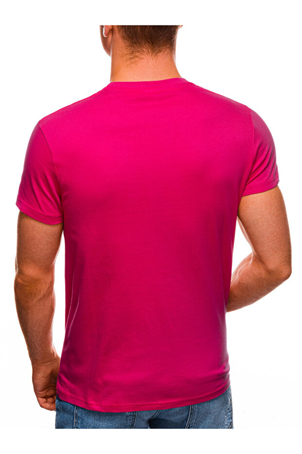 Tricou bărbătesc Basic S970 - roz închis - 3