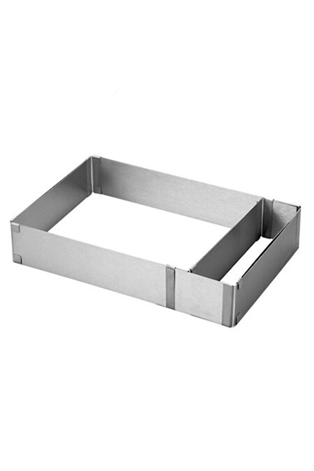 Adjustable rectangular cake pan, height 8 cm - 1