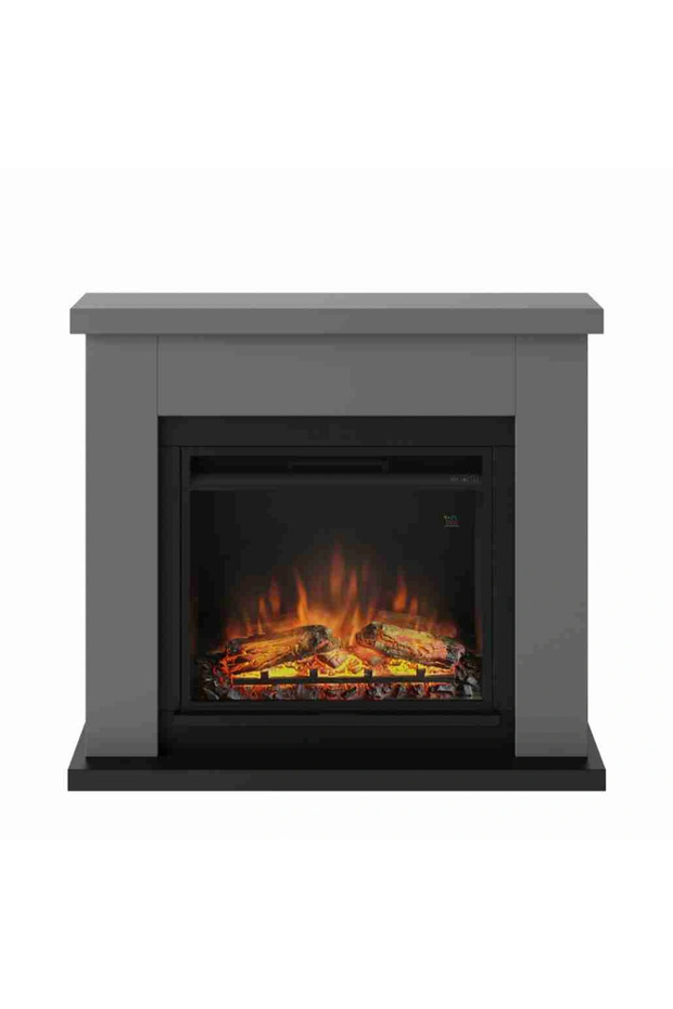 Șemineu electric Frode Solid Grey gri - 8