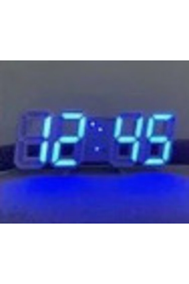 3D digital desk clock with date, time and temperature display GH 8018 - 4