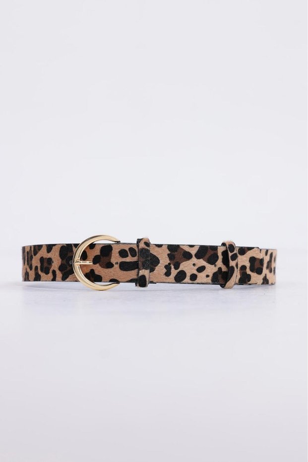 Oval Buckle Leopard Belt Women's Belt Trouser Belt Dress Belt Shirt Belt Waist Belt