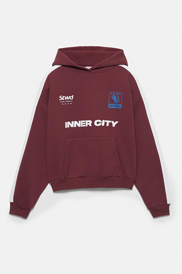 STWD Inner City kapüşonlu sweatshirt - 5