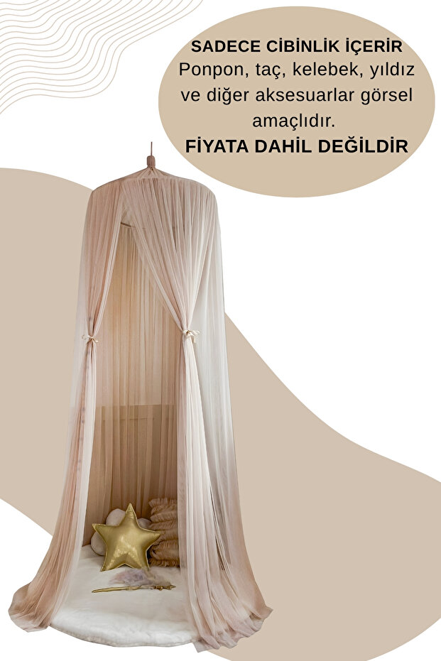 Tül Cibinlik Basic Pinkish Stone - 2