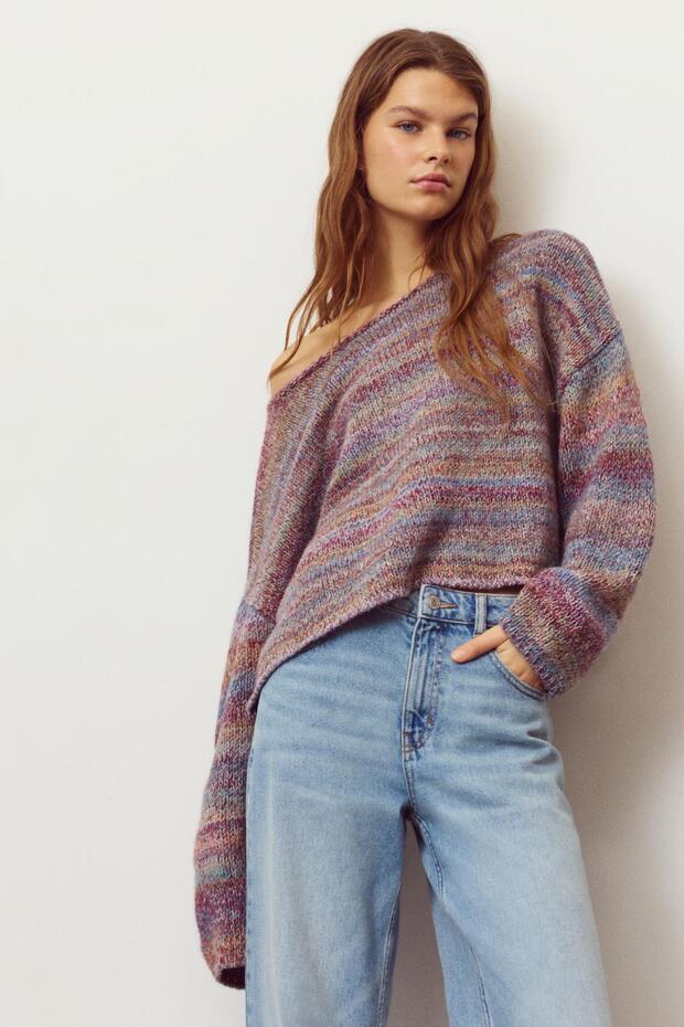 Oversize space dye kazak - 1