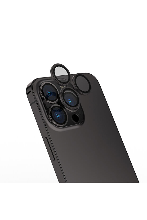 iPhone 16 Pro Max Cppl Micro Camera Lens Protector - Gray - 2