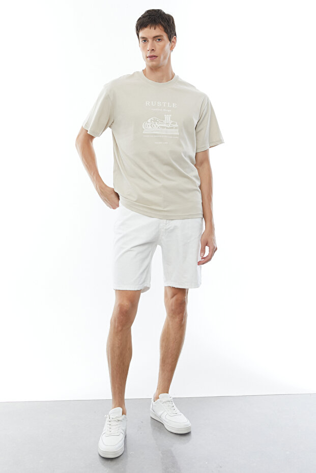 Denim Bermuda Şort - 2