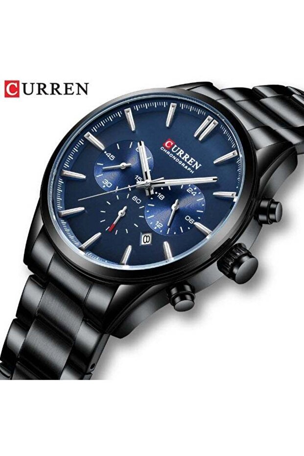 8446 Men's Quartz Stainless Steel Chronograph Watch