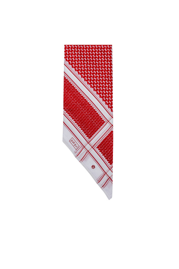 Red Hashtag Shemagh - 1
