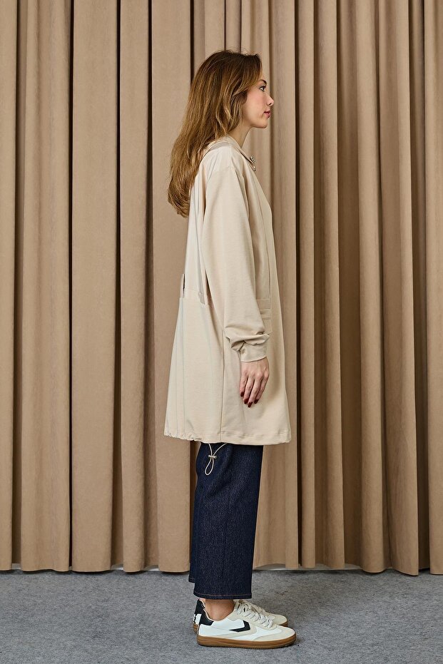 Kapüşonlu Basic Tunik 10733 - 2