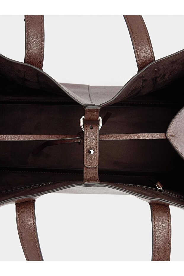 Düz Shopper Çanta - 3