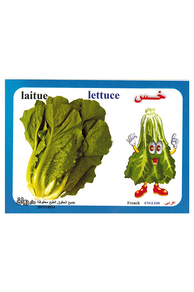 الكروت التعليمية - الخضــروات - 1