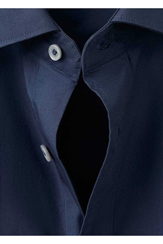 Regular fit %100 pamuklu gömlek - 7