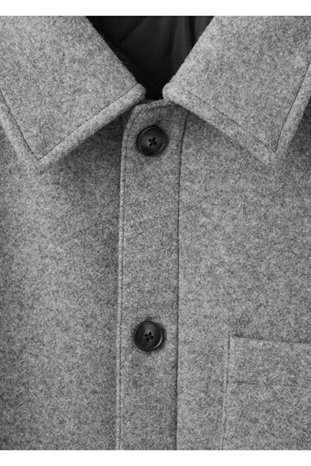 Kapitone kumaş ceket - 8