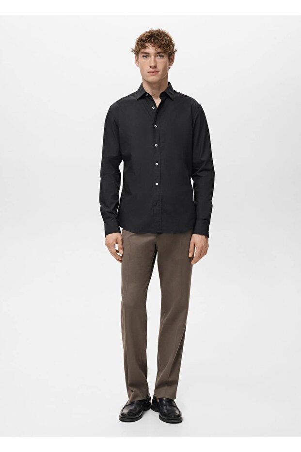 Regular fit %100 pamuklu gömlek - 2