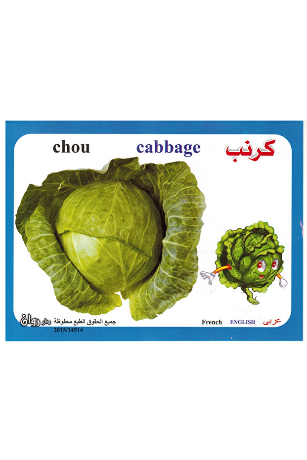 الكروت التعليمية - الخضــروات - 4