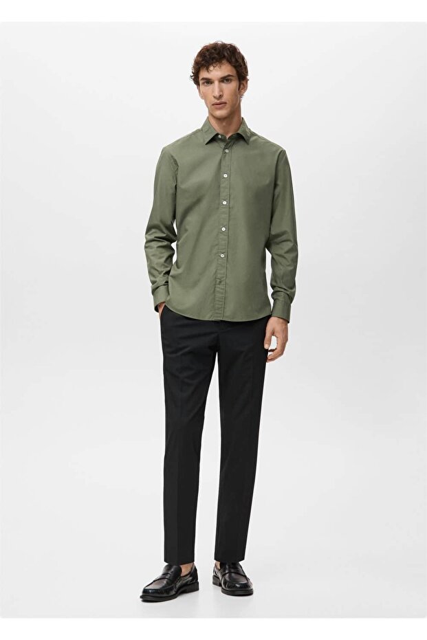 Regular fit %100 pamuklu gömlek - 2