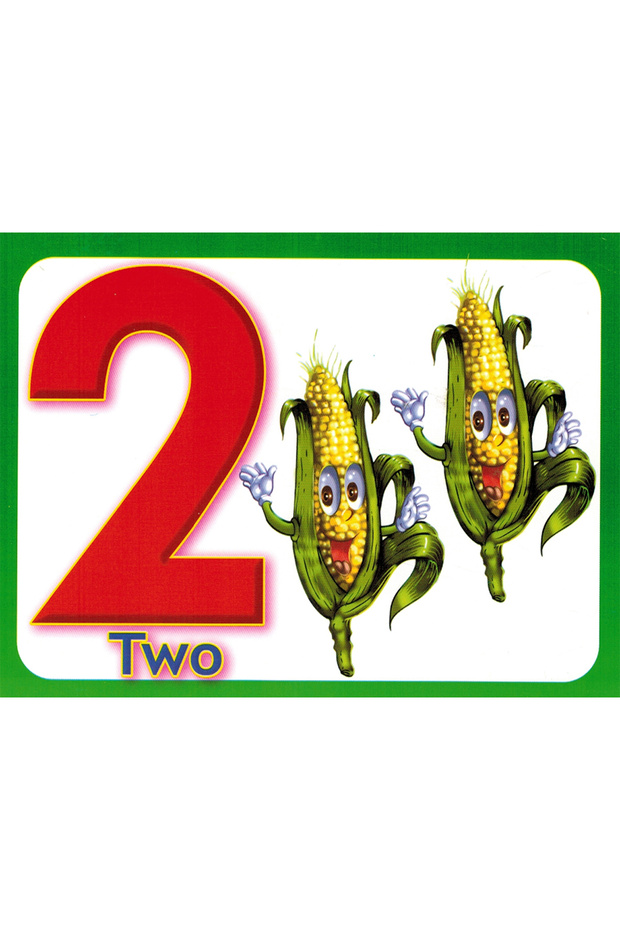 الكروت التعليمية - الأرقام الإنجليزية - 3