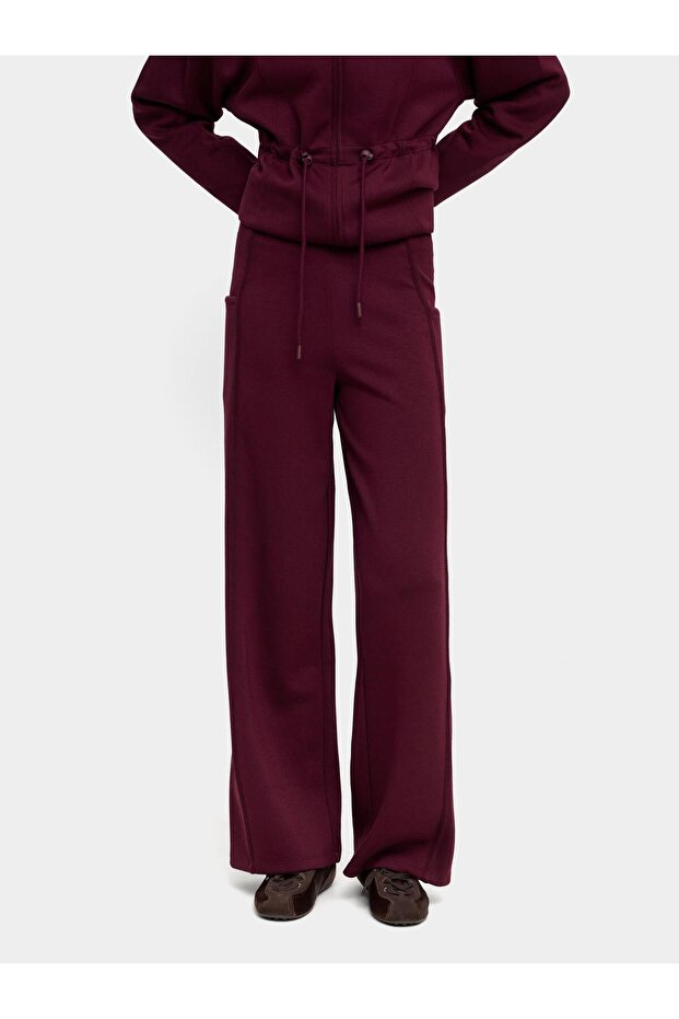 Elastik Bel Düz Pantolon - 2