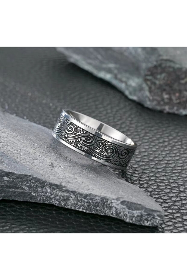 Silver Waves ring - 2