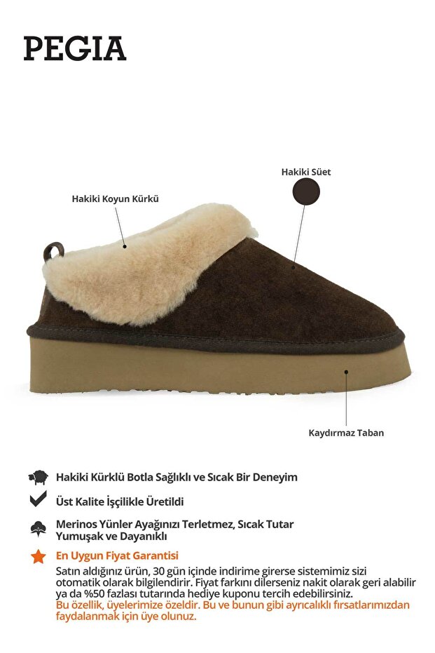 Hakiki Kürk Mini Bot 191163 - 2