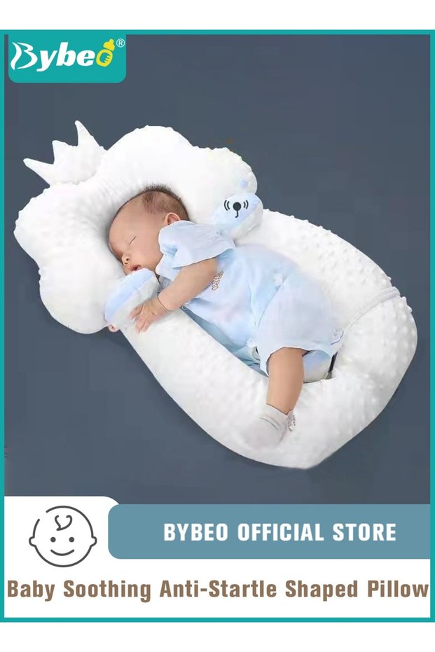 Baby Newborn Nursing Sleeping Pillow Anti-Startle Toddler Boys and Girls Comfortable Lightweight Sha