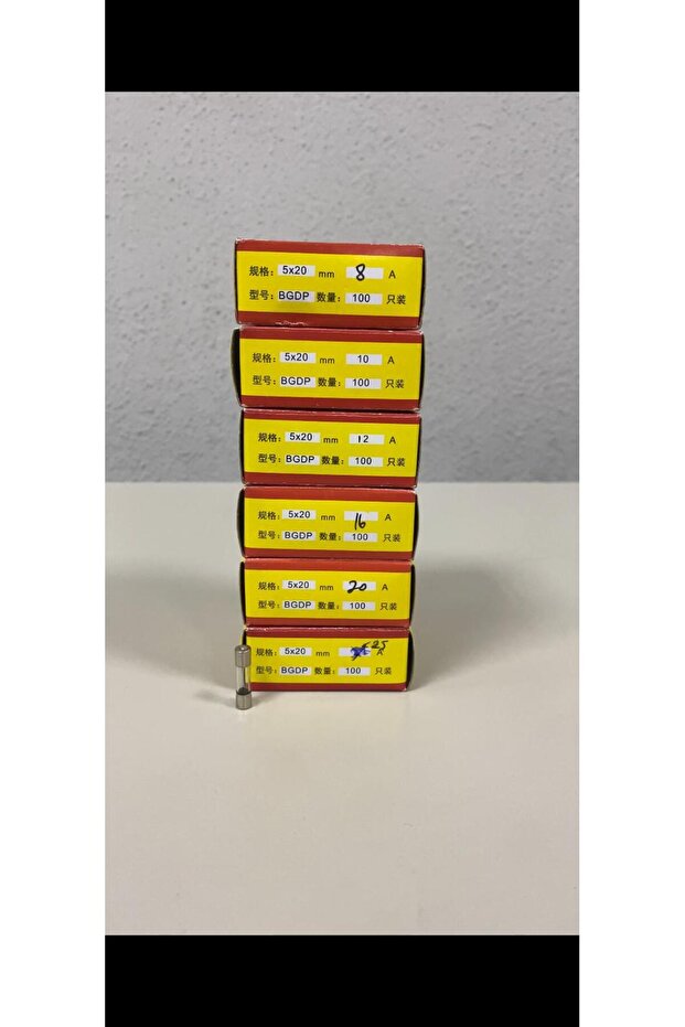 5X20 2AMPER CAM SİGORTA - 1