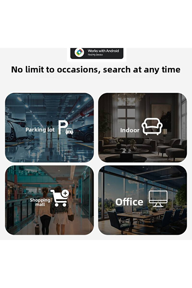Smart Item Tracker – Works with Apple Find My & Android Find My Device - 4