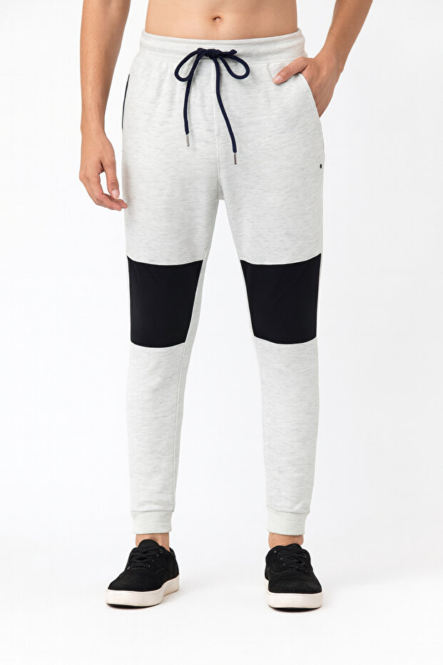 Men’s Joggers with Black Knee Panels'.