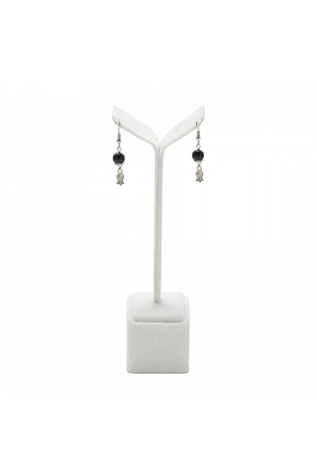 Onix Natural Stone Necklace and Earrings