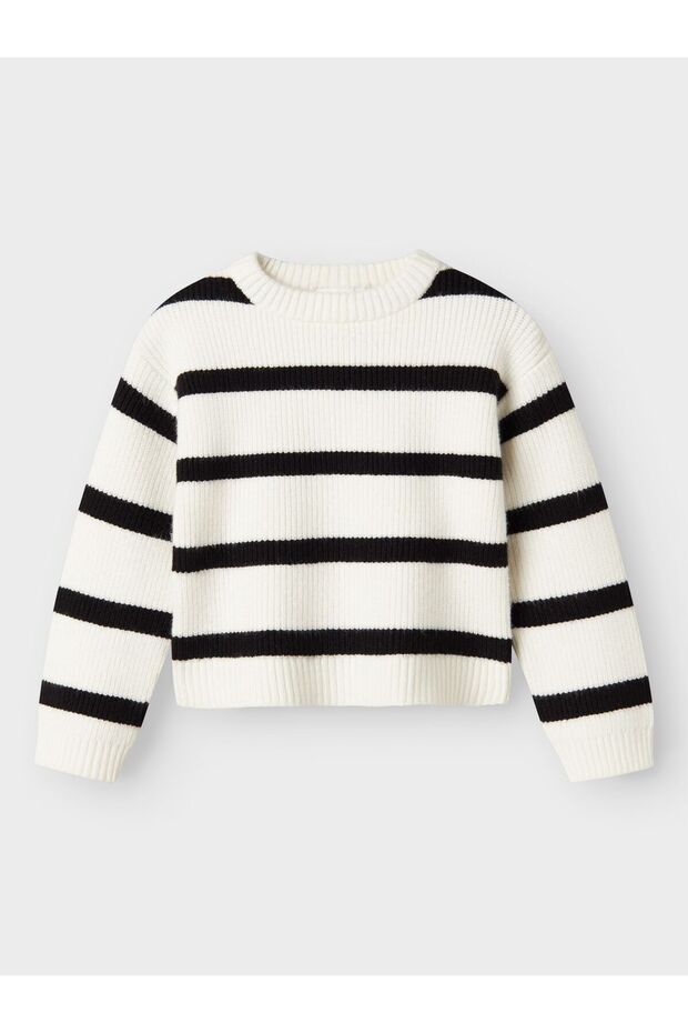 Strickpullover Streifen - 1