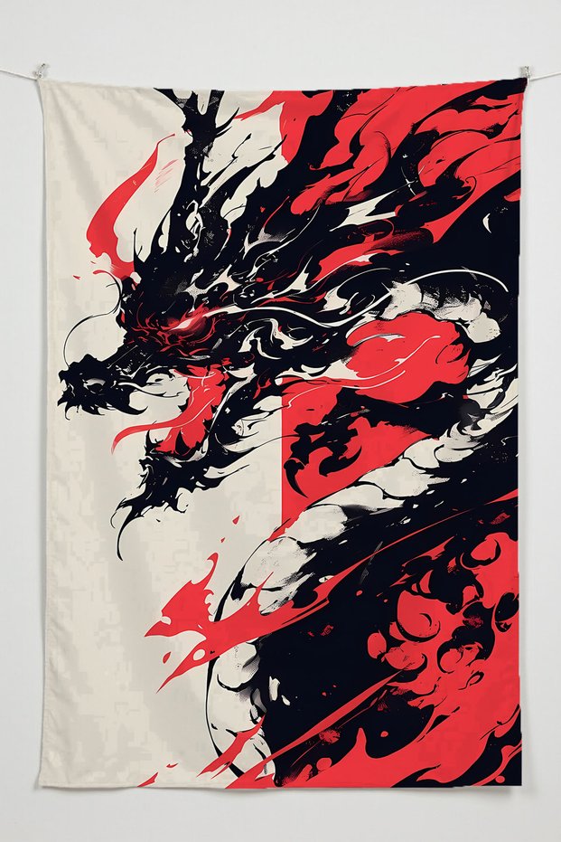 Anime Printed Wall Covering β Anime & Gamer Themed, High-Quality Fabric, Tapestry Wall Carpet