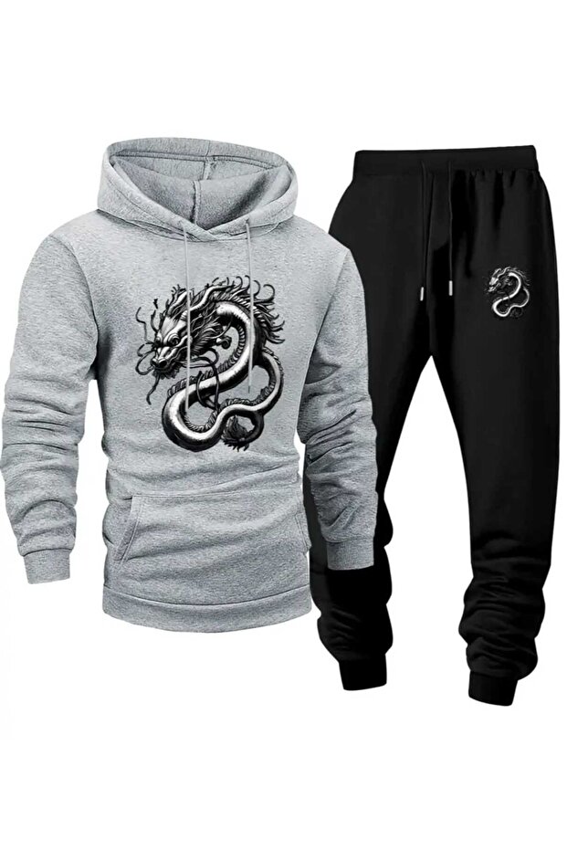 Asian Dragon Printed Hoodie Team