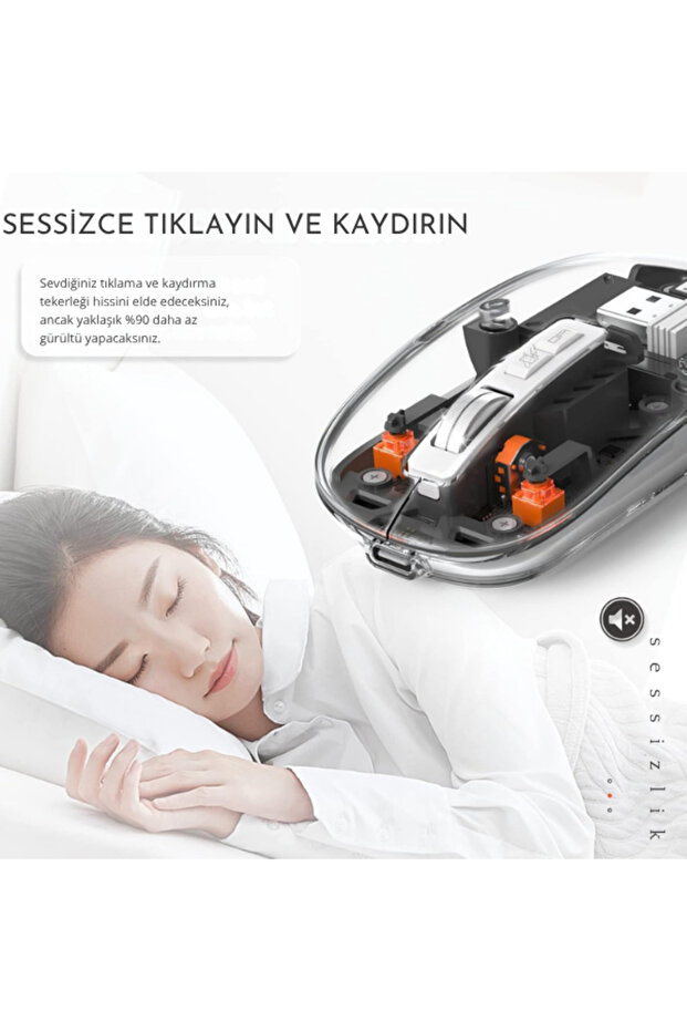 • ŞEFFAF KABLOSUZ MOUSE - 4