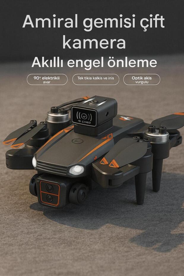 ATLT ATLANTİS JS26H DRONE 4K HD FIRÇASIZ MOTOR ENGEL KAÇINMA HAVA DOĞA ...