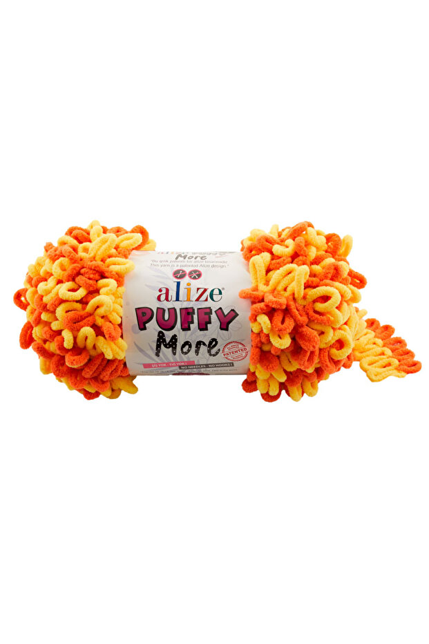 2 قطعة من خيوط الحياكة اليدوية من نوع Puffy More (2 × 150 جرام) 6547
